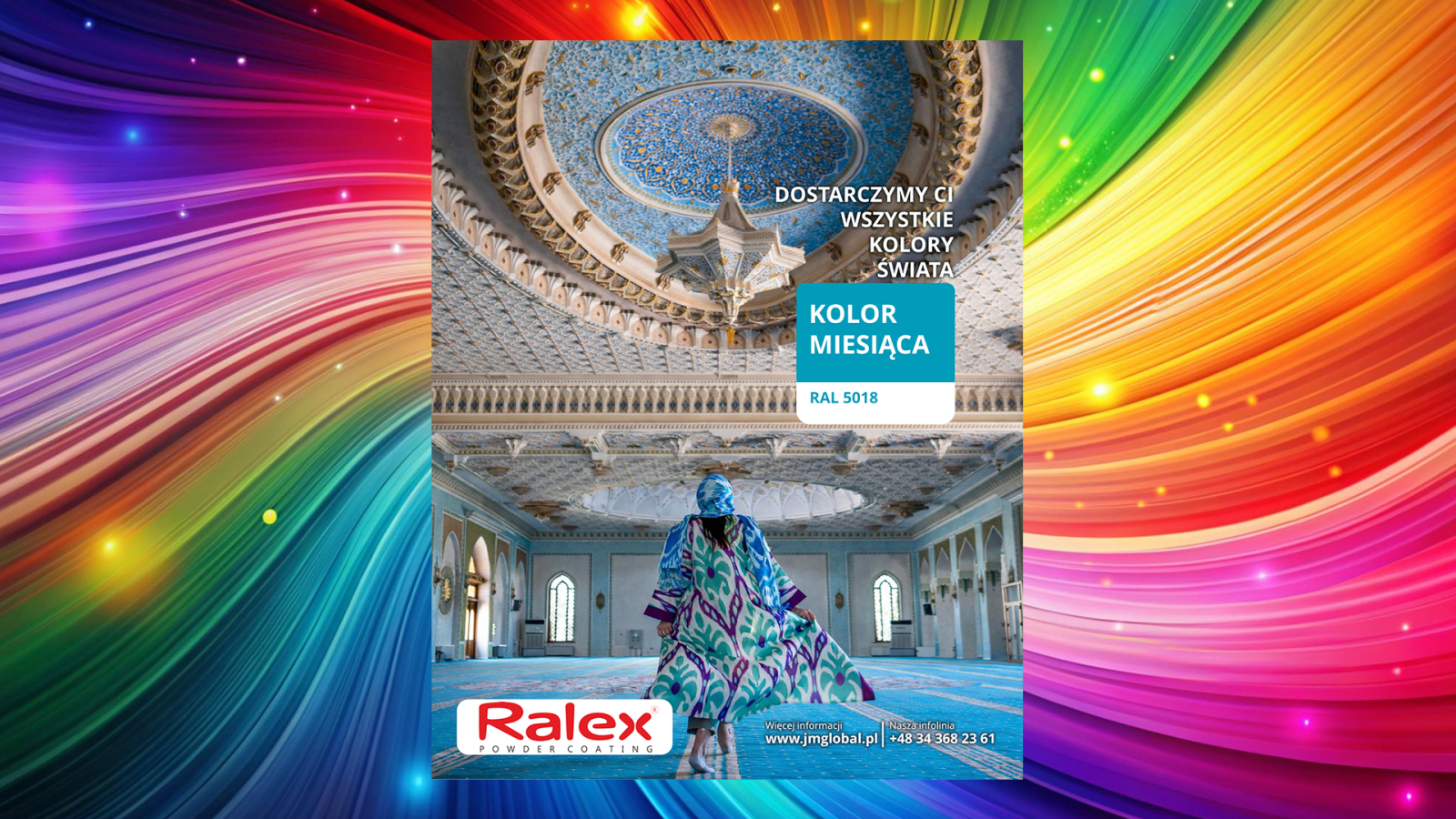 KOLOR MIESIĄCA - KWIECUIEŃ 2026 - RAL 5018