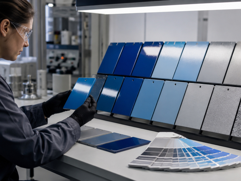 Powtarzalność koloru, połysku i struktury – kluczowa rola producenta farb proszkowych